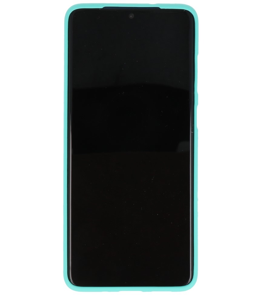 Farve TPU taske til Samsung Galaxy S20 Plus turkis