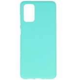 Funda de TPU en color para Samsung Galaxy S20 Plus Turquesa