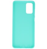 Funda de TPU en color para Samsung Galaxy S20 Plus Turquesa