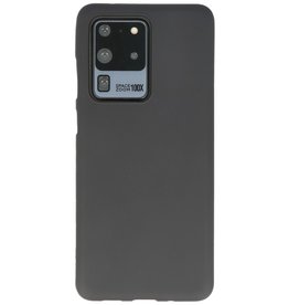 Farve TPU taske til Samsung Galaxy S20 Ultra Black