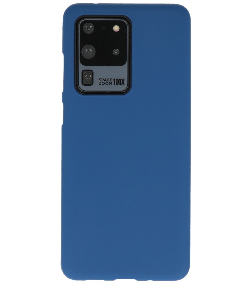 Farbige TPU-Hülle für Samsung Galaxy S20 Ultra Navy