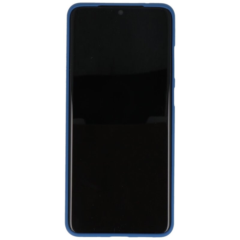 Farve TPU taske til Samsung Galaxy S20 Ultra Navy