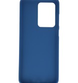 Farve TPU taske til Samsung Galaxy S20 Ultra Navy