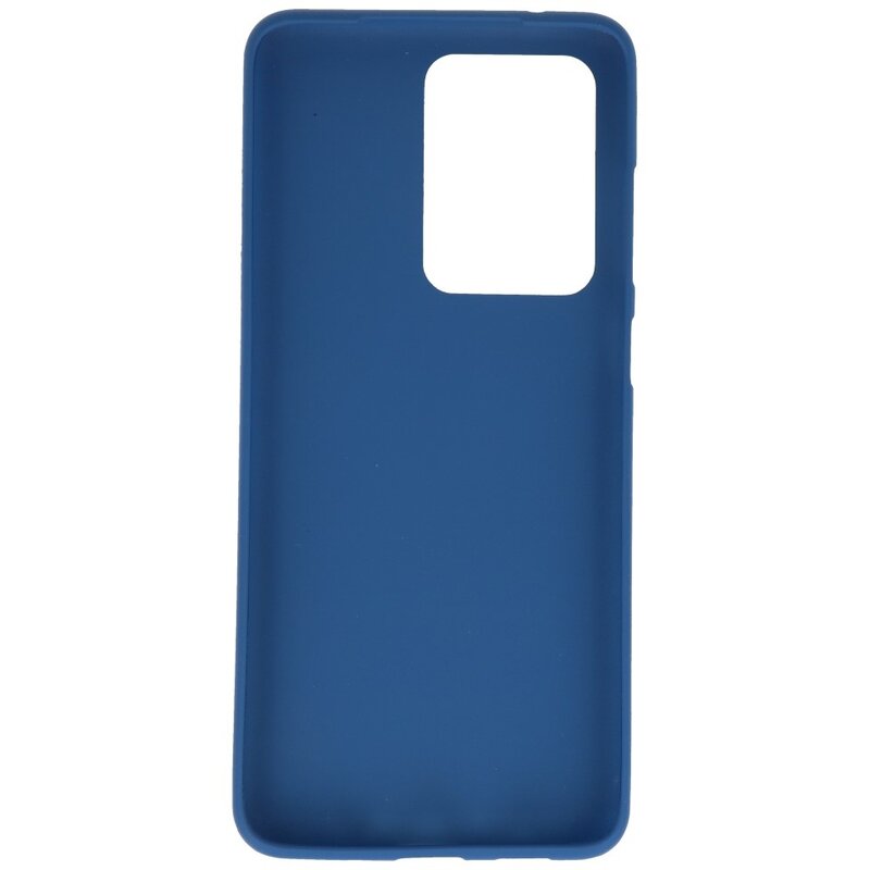 Farve TPU taske til Samsung Galaxy S20 Ultra Navy