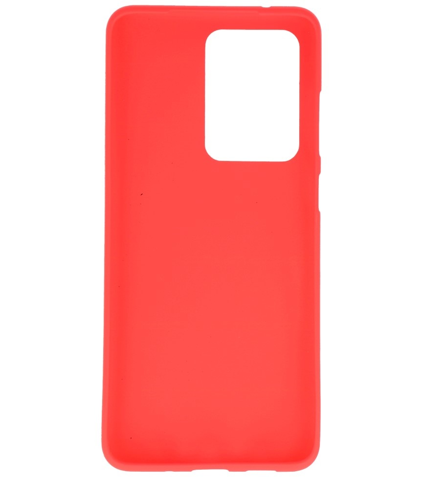 Color TPU Hoesje voor Samsung Galaxy S20 Ultra Rood