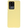 Coque TPU couleur pour Samsung Galaxy S20 Ultra Yellow