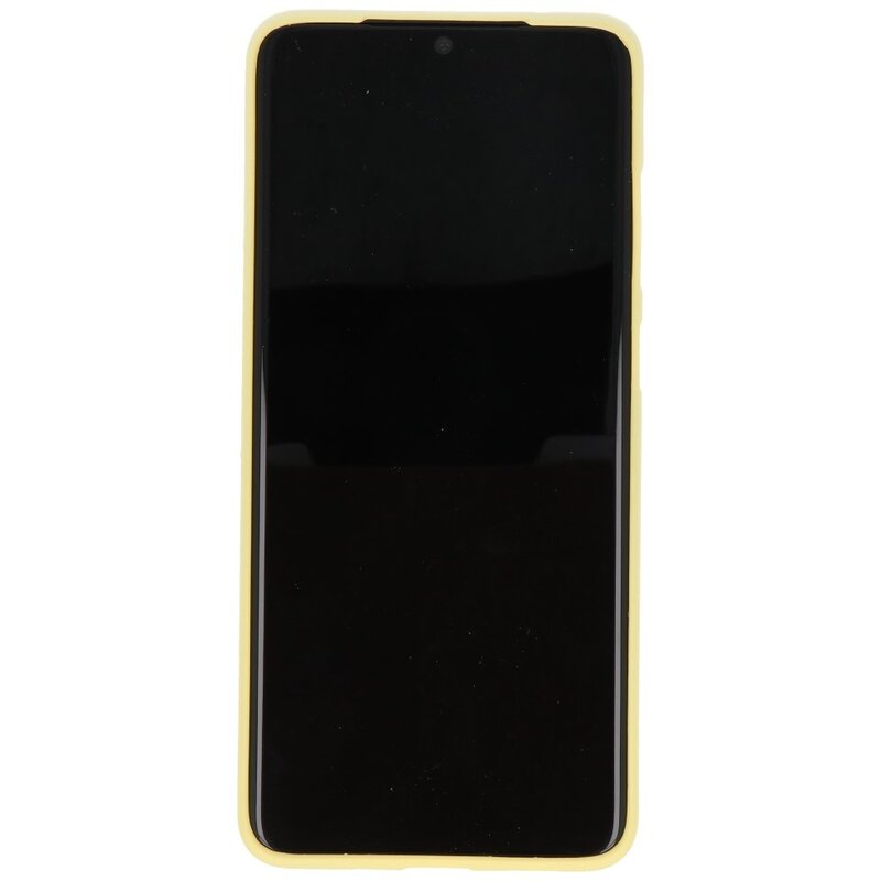 Farve TPU taske til Samsung Galaxy S20 Ultra Gul