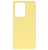 Carcasa de TPU en color para Samsung Galaxy S20 Ultra Amarillo