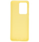 Carcasa de TPU en color para Samsung Galaxy S20 Ultra Amarillo
