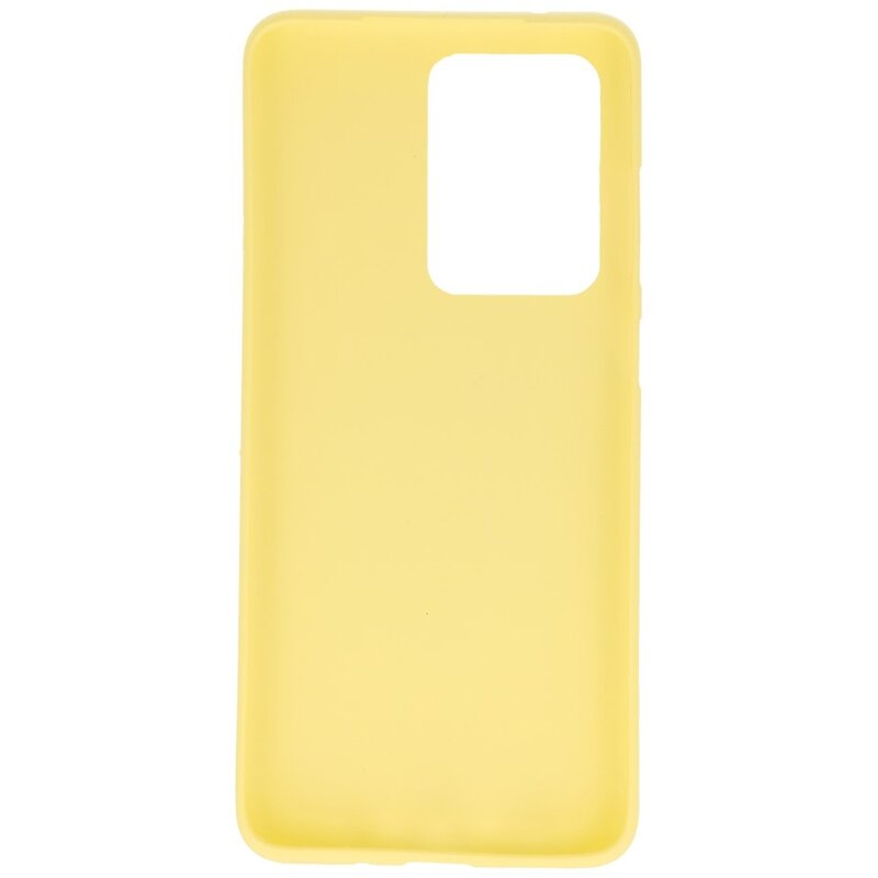 Custodia in TPU a colori per Samsung Galaxy S20 Ultra gialla