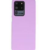 Carcasa de TPU en color para Samsung Galaxy S20 Ultra Purple