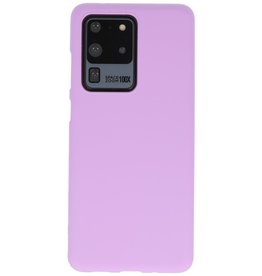 Color TPU Case for Samsung Galaxy S20 Ultra Purple
