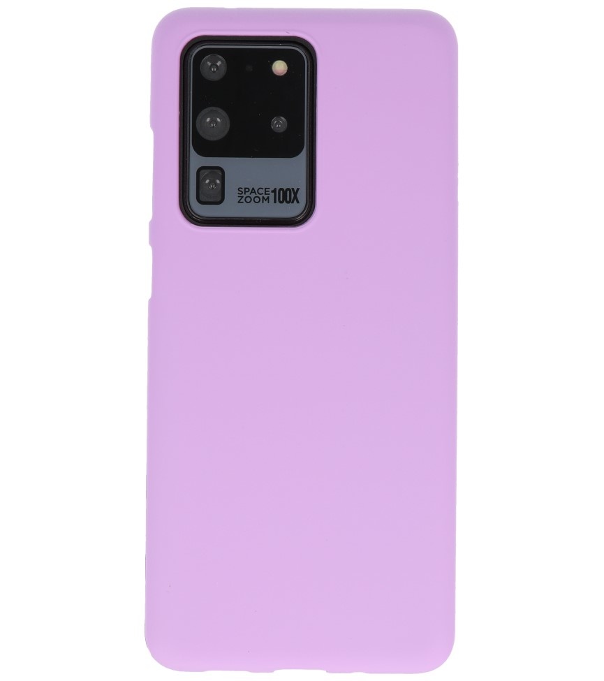 Color TPU Hoesje voor Samsung Galaxy S20 Ultra Paars