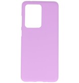 Farve TPU taske til Samsung Galaxy S20 Ultra Purple