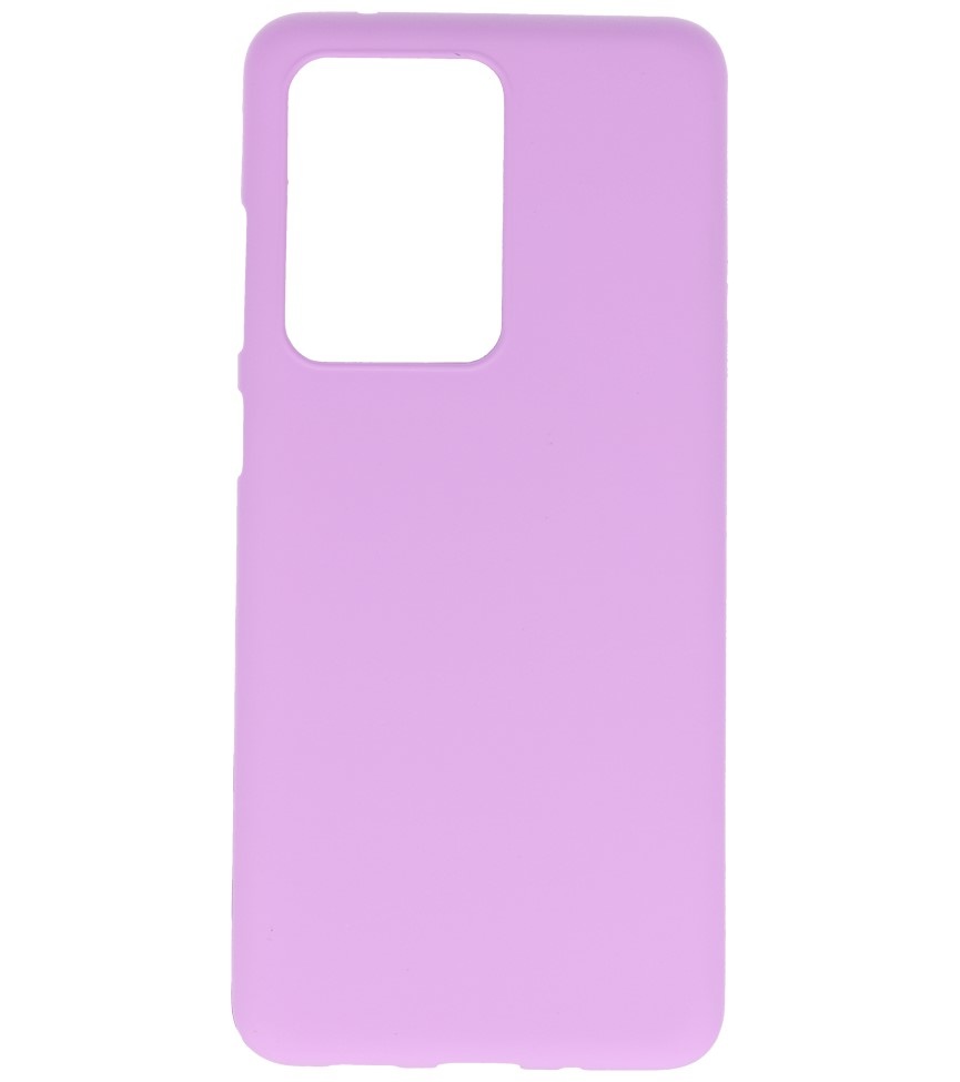 Farve TPU taske til Samsung Galaxy S20 Ultra Purple