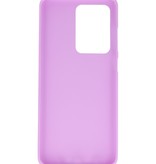 Color TPU Hoesje voor Samsung Galaxy S20 Ultra Paars