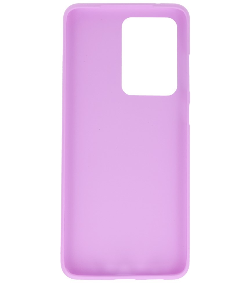 Farve TPU taske til Samsung Galaxy S20 Ultra Purple