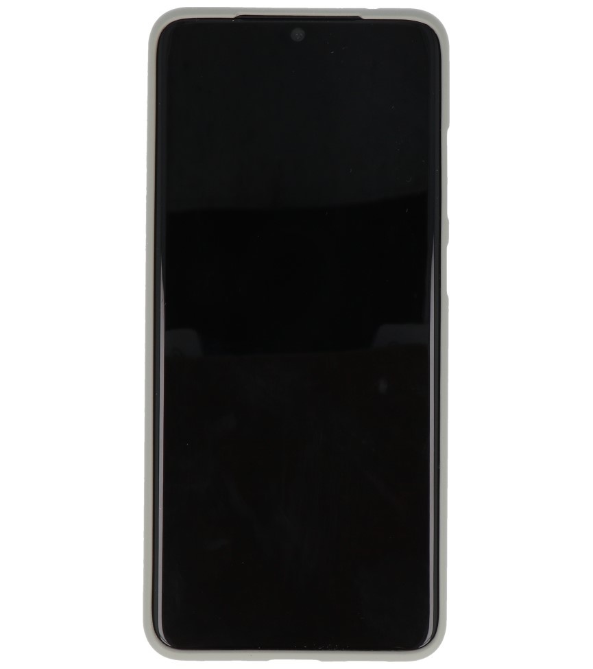 Custodia in TPU a colori per Samsung Galaxy S20 Ultra grigia