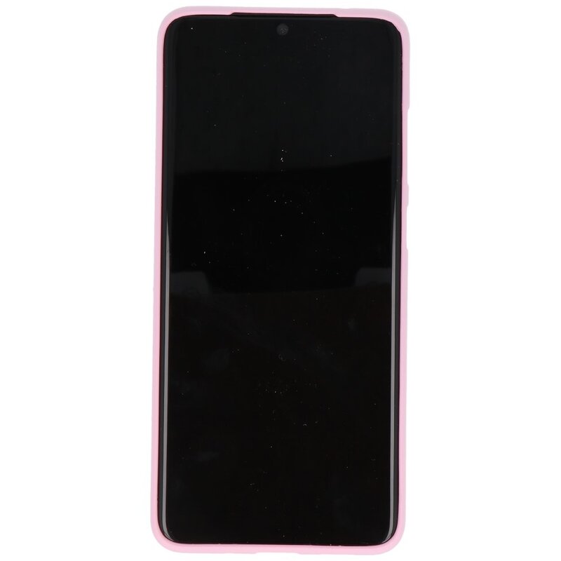 Farve TPU taske til Samsung Galaxy S20 Ultra Pink