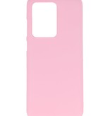 Color TPU Hoesje voor Samsung Galaxy S20 Ultra Roze