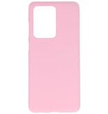 Farve TPU taske til Samsung Galaxy S20 Ultra Pink