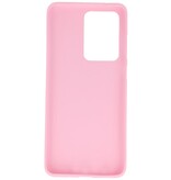 Funda de TPU en color para Samsung Galaxy S20 Ultra Pink