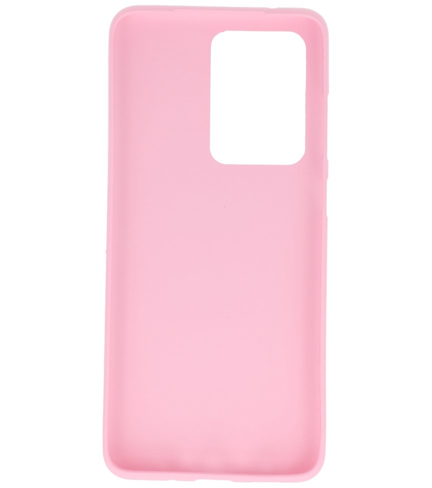 Color TPU Hoesje voor Samsung Galaxy S20 Ultra Roze