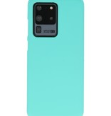 Coque en TPU couleur pour Samsung Galaxy S20 Ultra Turquoise