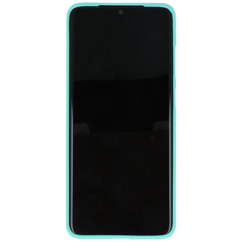 Farve TPU taske til Samsung Galaxy S20 Ultra Turquoise