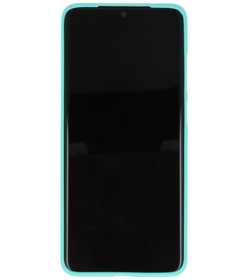 Farve TPU taske til Samsung Galaxy S20 Ultra Turquoise
