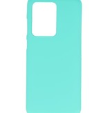 Color TPU Hoesje voor Samsung Galaxy S20 Ultra Turquoise