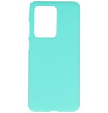 Farve TPU taske til Samsung Galaxy S20 Ultra Turquoise