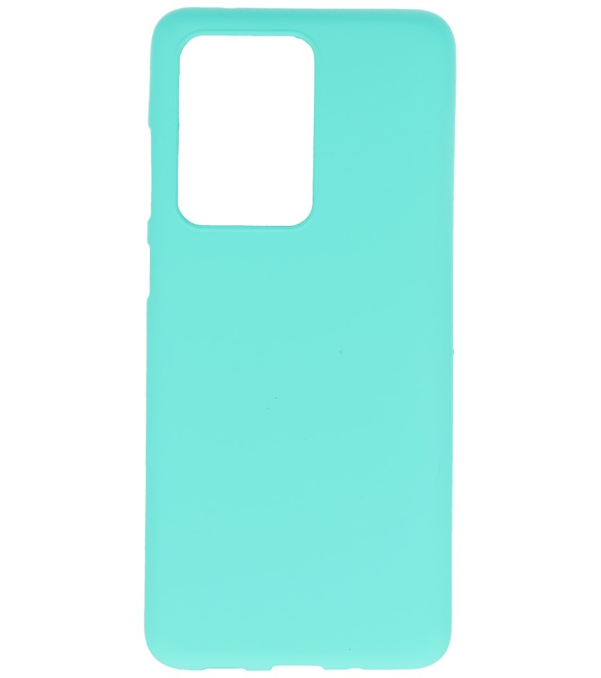 Farbige TPU-Hülle für Samsung Galaxy S20 Ultra Turquoise
