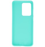 Farve TPU taske til Samsung Galaxy S20 Ultra Turquoise