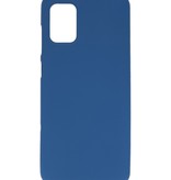 Farve TPU taske til Samsung Galaxy A71 Navy