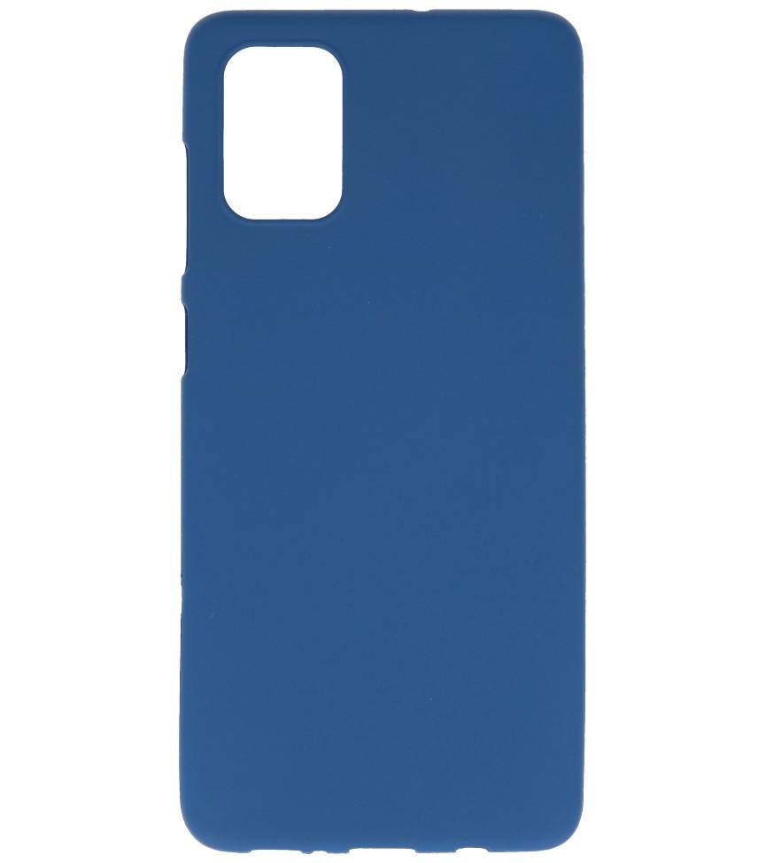 Coque en TPU couleur pour Samsung Galaxy A71 Navy