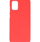 Farve TPU taske til Samsung Galaxy A71 rød