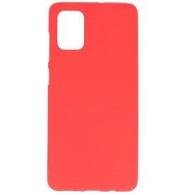 Carcasa de TPU en color para Samsung Galaxy A71 Rojo