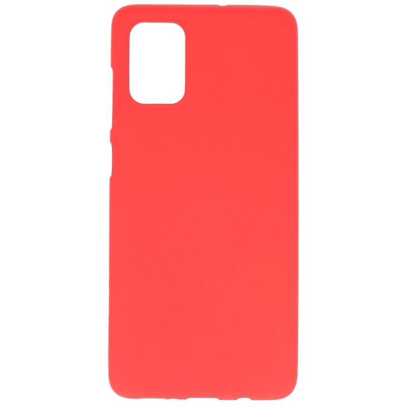 Carcasa de TPU en color para Samsung Galaxy A71 Rojo