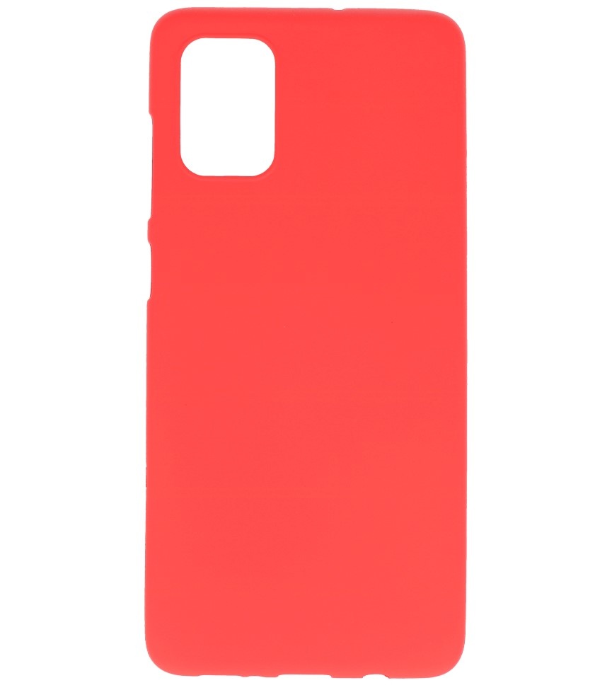 Color TPU Hoesje voor Samsung Galaxy A71 Rood