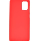 Carcasa de TPU en color para Samsung Galaxy A71 Rojo