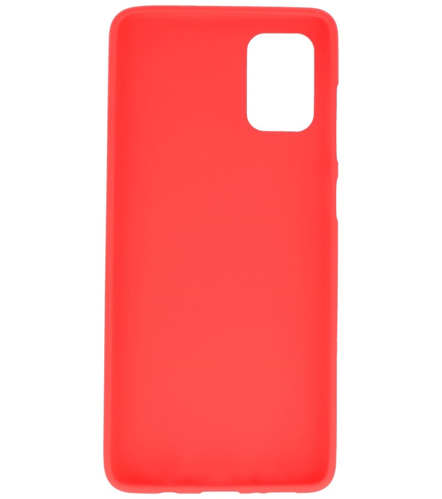 Carcasa de TPU en color para Samsung Galaxy A71 Rojo