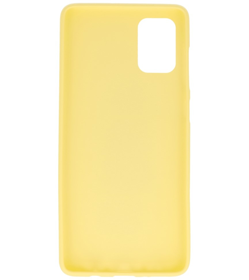 Color TPU Case for Samsung Galaxy A71 Yellow