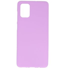 Color TPU Hoesje voor Samsung Galaxy A71 Paars