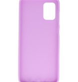 Farve TPU taske til Samsung Galaxy A71 Purple
