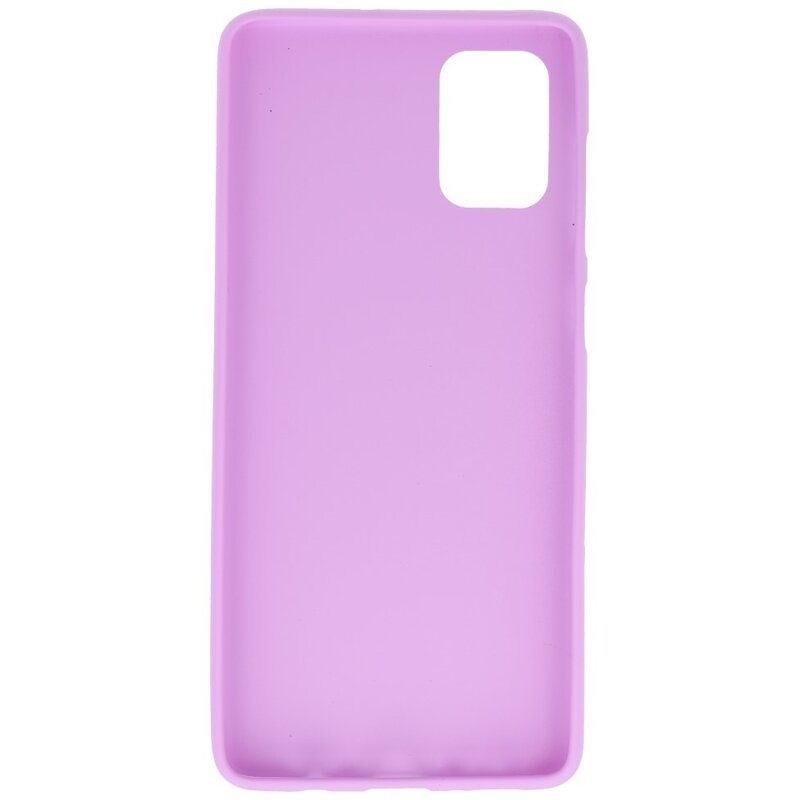 Coque en TPU couleur pour Samsung Galaxy A71 Violet
