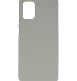 Farve TPU taske til Samsung Galaxy A71 Grå
