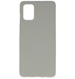 Coque en TPU couleur pour Samsung Galaxy A71 Gris