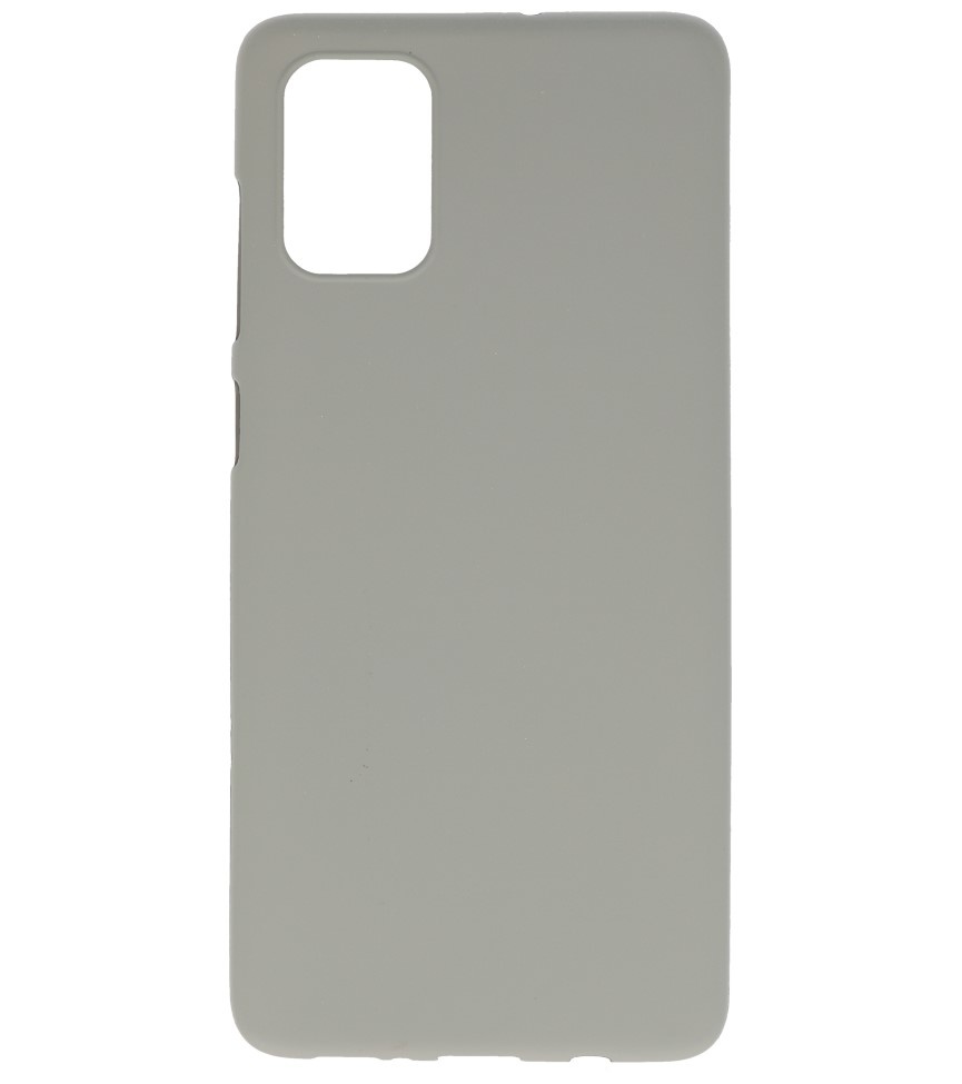 Farve TPU taske til Samsung Galaxy A71 Grå