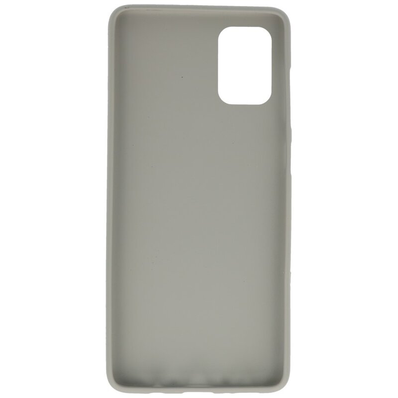 Coque en TPU couleur pour Samsung Galaxy A71 Gris